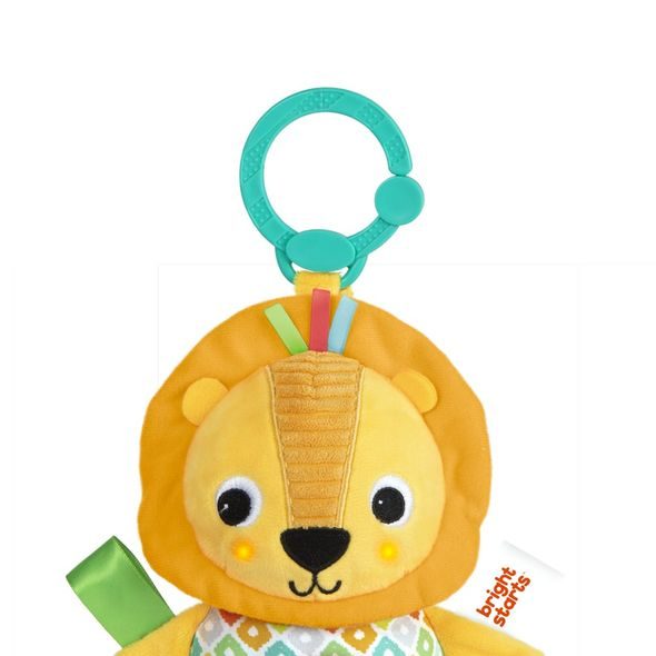 BRIGHT STARTS HRAČKA S MELODIÍ NA C KROUŽKU LEV HUGGIN' LIGHTS ™0M+ - HRAČKY SE ZVUKY - PRO DĚTI