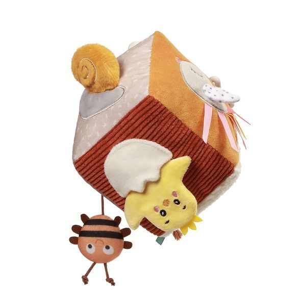 BABYONO KOSTKA SENSORICKÁ NATURE 0 M+ - SENZORICKÉ HRAČKY - PRO DĚTI