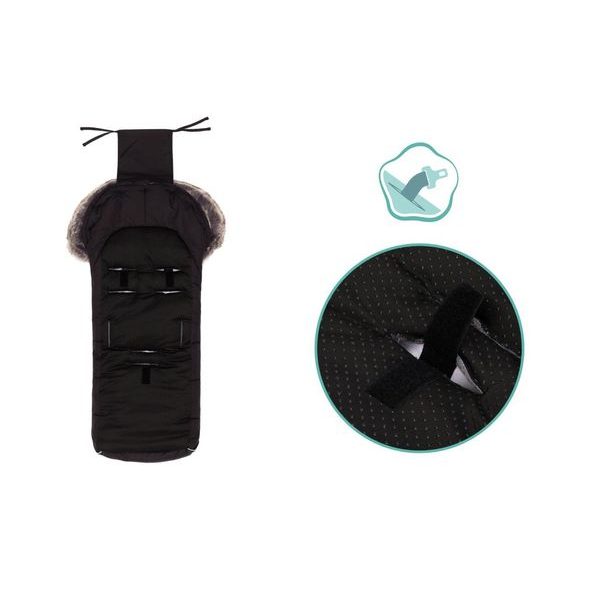 FILLIKID FUSAK ZIMNÍ MAVENSI BLACK - FUSAKY DO KOČÁRKU - KOČÁRKY A PŘÍSLUŠENSTVÍ