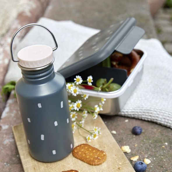 LÄSSIG LUNCHBOX STAINLESS STEEL HAPPY PRINTS MIDNIGHT BLUE - KRABIČKY NA SVAČINU - KRMENÍ