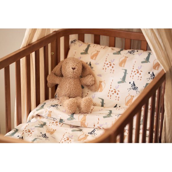 JOLLEIN POVLEČENÍ 140X100 A 40X60 CM JUNGLE JUMBO - POVLEČENÍ DO POSTÝLKY - SPINKÁNÍ