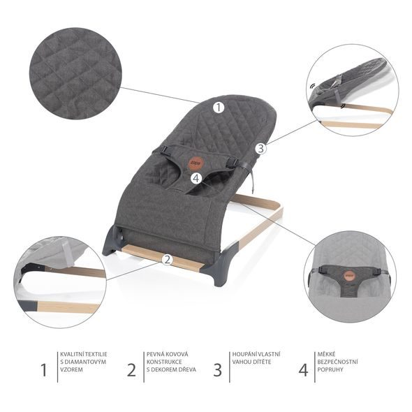 ZOPA LEHAČKA MIURA - LEHÁTKA A HOUPADLA - SPINKÁNÍ