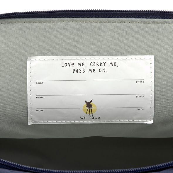 LÄSSIG MINI ROLLTOP DĚTSKÝ BATOH LITTLE GANG NAVY - BATOHY A TAŠKY - PRO DĚTI