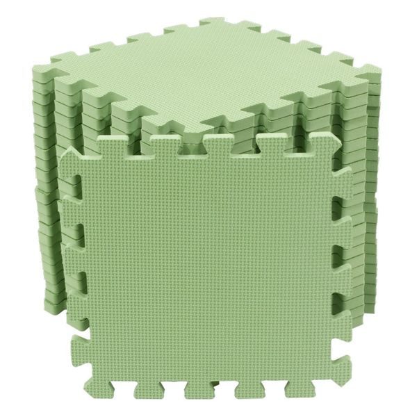 RIALTO BABY HRACÍ PODLOŽKA PUZZLE GREEN 180X120CM - HRACÍ PODLOŽKY NA ZEM - SPINKÁNÍ
