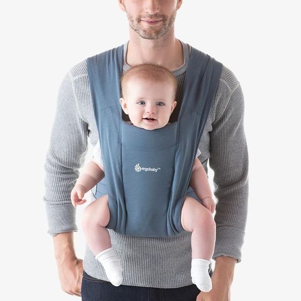 ERGOBABY EMBRACE SOFT KNIT OXFORD BLUE - ERGONOMICKÁ NOSÍTKA - NOŠENÍ & SPORT