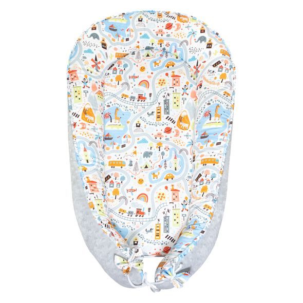 ESITO LUXUSNÍ HNÍZDO MINKY BAMBOO WORLD 100X65CM - HNÍZDEČKA - SPINKÁNÍ