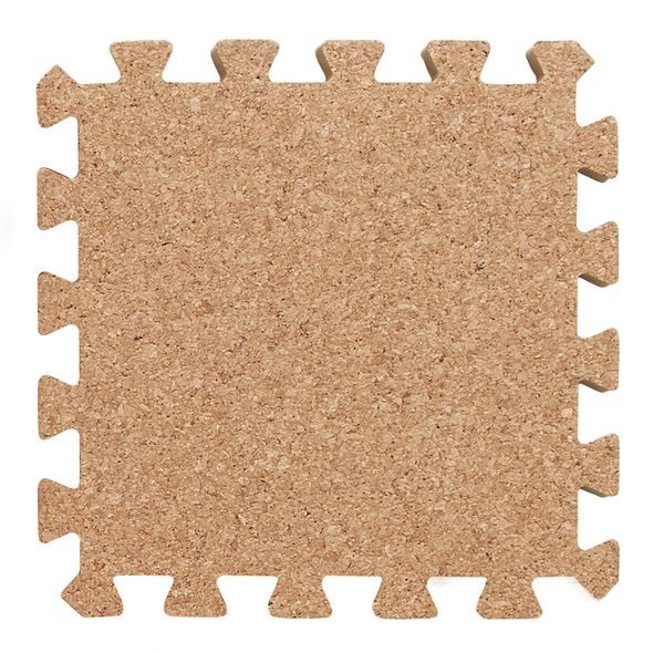 RIALTO BABY HRACÍ PODLOŽKA PUZZLE KORKOVÉ 90X90 CM - HRACÍ PODLOŽKY NA ZEM - SPINKÁNÍ