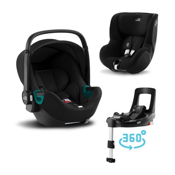 BRITAX RÖMER SET BABY-SAFE 3 I-SIZE + FLEX BASE ISENSE + DUALFIX 3 I-SIZE - AUTOSEDAČKY 0-13KG - AUTOSEDAČKY A PŘÍSLUŠENSTVÍ