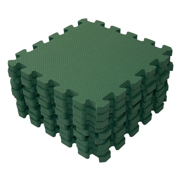 BABYDAN HRACÍ PODLOŽKA PUZZLE DARK GREEN 90X90CM - HRACÍ PODLOŽKY NA ZEM - SPINKÁNÍ