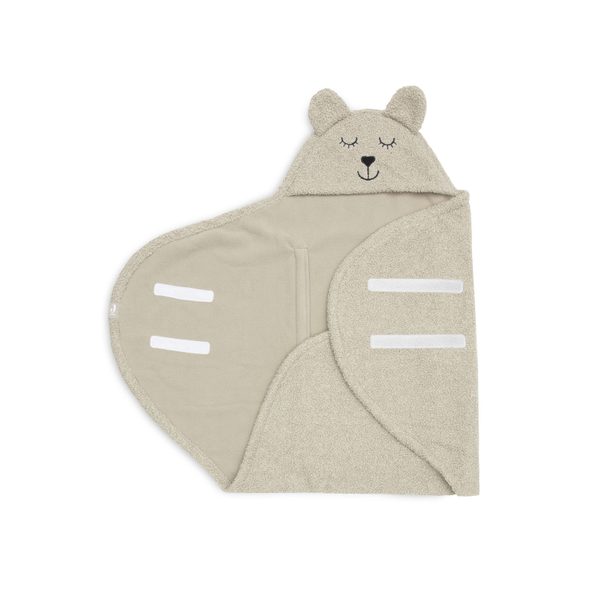 JOLLEIN ZAVINOVAČKA MEDVÍDEK BOUCLE OLIVE GREEN - ZAVINOVAČKY - SPINKÁNÍ