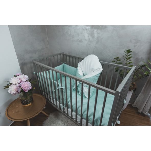 ENIE BABY MANTINEL BAVLNĚNÝ DOTS MENTOL - MANTINELY - SPINKÁNÍ