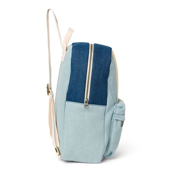 STUDIO NOOS PATCHWORK MIDI BACKPACK BATŮŽEK DENIM - ORGANIZÉRY A KOŠÍKY - KOČÁRKY A PŘÍSLUŠENSTVÍ