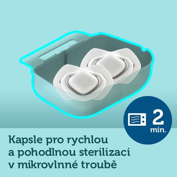CANPOL BABIES SET SYMETRICKÝCH SILIKONOVÝCH DUDLÍKŮ 6-18M ROYAL BABY MODRÝ - ŠIDÍTKA A DOPLŇKY - KRMENÍ