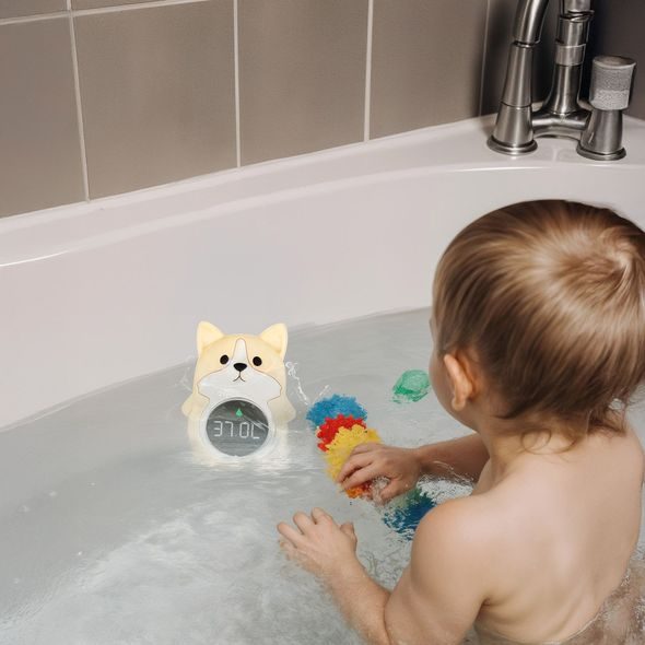 ZOPA SILIKONOVÝ DIGITÁLNÍ TEPLOMĚR 3V1 - NOČNÍ SVĚTLA - SPINKÁNÍ