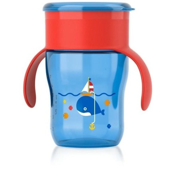 PHILIPS AVENT PRVNÍ SKUTEČNÝ HRNEČEK 260ML CHLAPEC/DÍVKA - KOJENECKÉ LAHVE - KRMENÍ