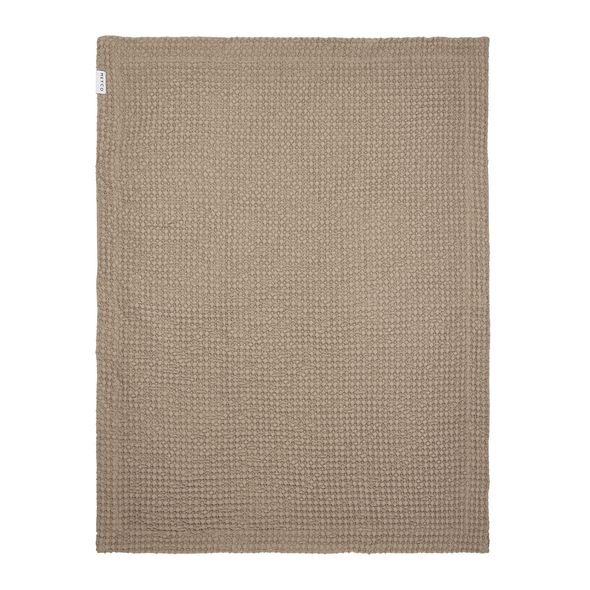MEYCO DEKA WAFFLE BAVLNA - TAUPE - DĚTSKÉ DEKY PRO MIMINKA - SPINKÁNÍ