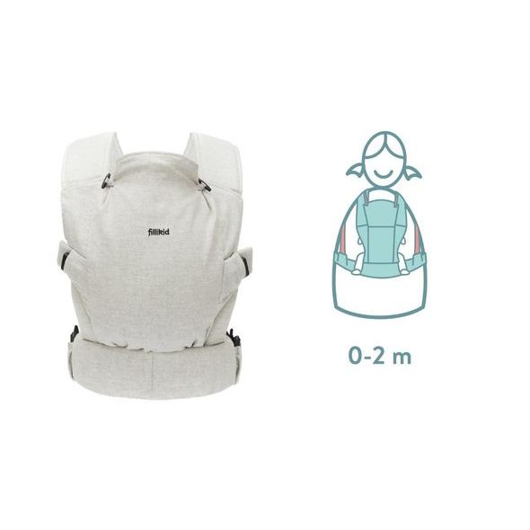 FILLIKID NOSÍTKO NATURAL LIGHT MELANGE - KLOKANKY A ŠÁTKY - NOŠENÍ & SPORT