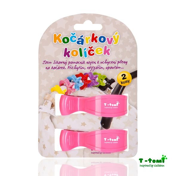 T-TOMI KOČÁRKOVÝ KOLÍČEK 2KS - HÁČKY, POPRUHY A KOLÍČKY - KOČÁRKY A PŘÍSLUŠENSTVÍ