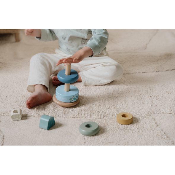 LITTLE DUTCH NASAZOVACÍ KROUŽKY DŘEVĚNÉ FOREST FRIENDS - LITTLE DUTCH - PRO DĚTI