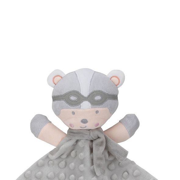 INTERBABY DEKA BERÁNEK & PADÁK + PŘÍTULKA - ŠEDÁ - DĚTSKÉ DEKY PRO MIMINKA - SPINKÁNÍ