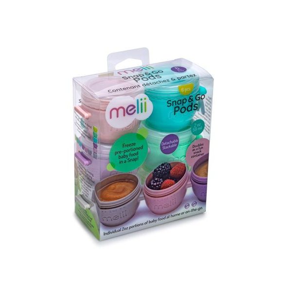 MELII KELÍMKY NA POTRAVINY SNAP&GO 59 ML - 6KS - USKLADNĚNÍ JÍDLA - KRMENÍ