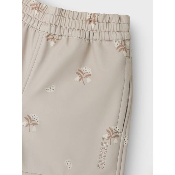 LEOKID SOFTSHELLOVÉ KALHOTY VIC SILVER CLOUD FLOWER VEL. 98 - KALHOTKY A TEPLÁČKY - PRO DĚTI