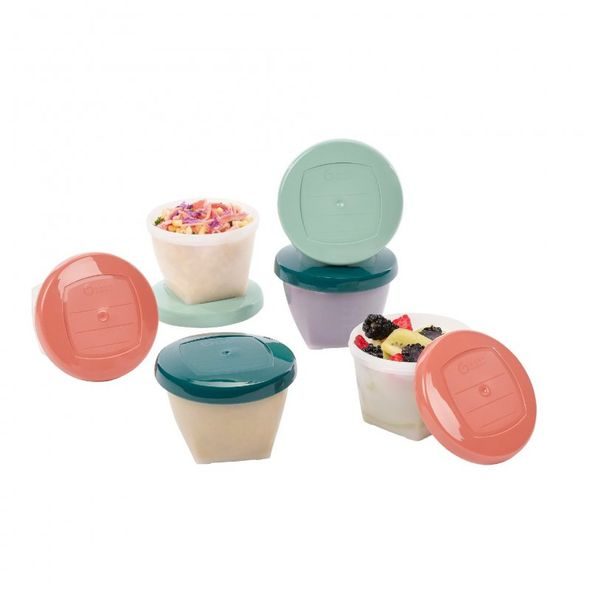 BABYMOOV MISKY S VÍČKY BIO 6X 180ML - MISKY, TALÍŘKY A PODLOŽKY - KRMENÍ