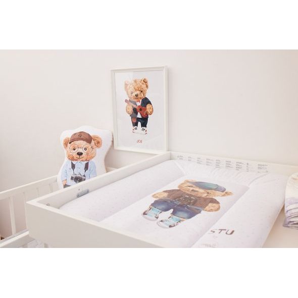 CEBA BABY PŘEBALOVACÍ PODLOŽKA NA KOMODU 50X70 FLUFFY PUFFY - PŘEBALOVACÍ PODLOŽKY - PŘEBALOVÁNÍ