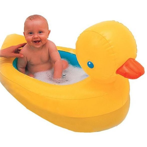 BABYSUN DĚTSKÝ BAZÉNEK - KAČENA - VANIČKY NAFUKOVACÍ - KOUPÁNÍ A ZDRAVÍ
