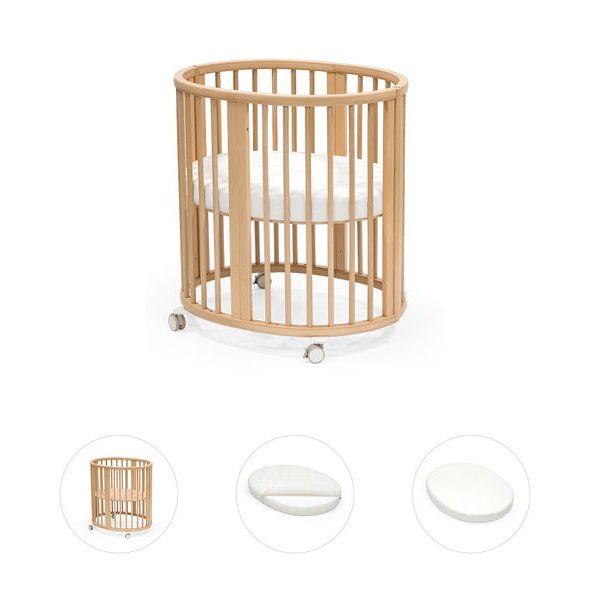 STOKKE® SLEEPI™ MINI V3 + MATRACE + PROSTĚRADLO - DŘEVĚNÉ POSTÝLKY - SPINKÁNÍ