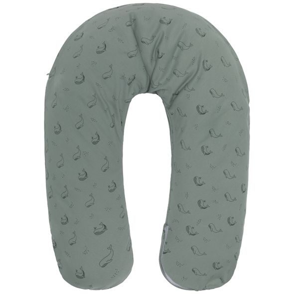 FILLIKID KOJÍCÍ POLŠTÁŘ WHALE GREEN 190 CM - KOJÍCÍ POLŠTÁŘE - KRMENÍ