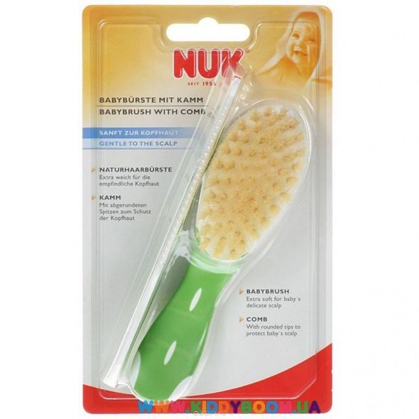 NUK SADA KARTÁČ + HŘEBÍNEK NA VLASY - HŘEBÍNKY A KARTÁČKY - KOUPÁNÍ A ZDRAVÍ