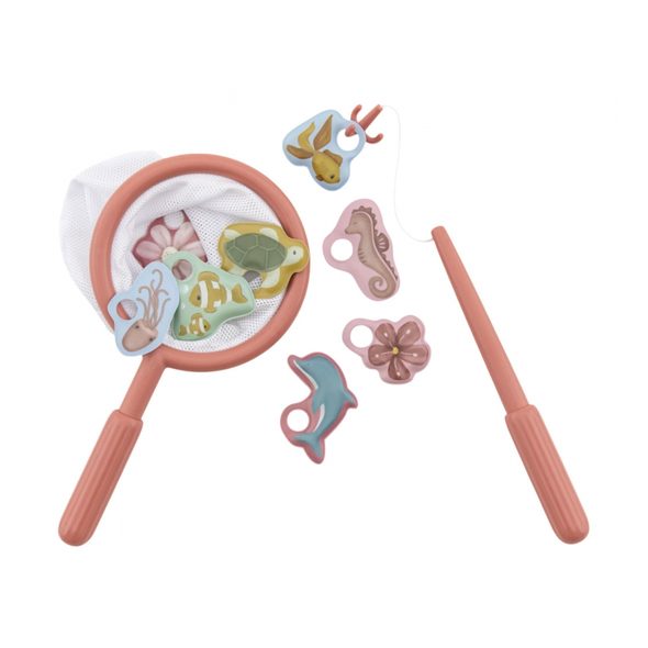 LITTLE DUTCH RYBÁŘSKÁ SADA DO KOUPELE RŮŽOVÁ - NÁMOŘNICKÝ ZÁLIV - PRO DĚTI