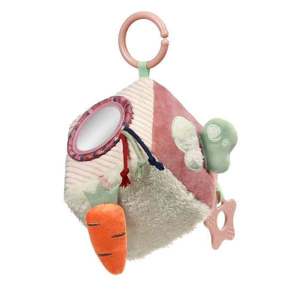BABYONO KOSTKA SENSORICKÁ RABBIT KARO 0M+ - SENZORICKÉ HRAČKY - PRO DĚTI