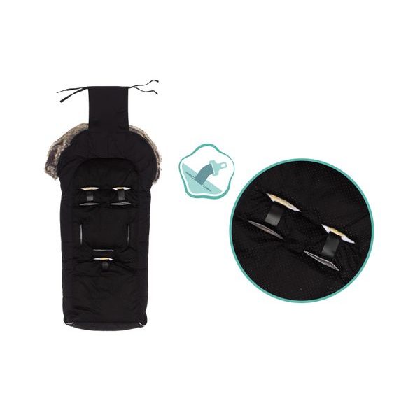 FILLIKID FUSAK ZIMNÍ MAVENSI BLACK - FUSAKY DO KOČÁRKU - KOČÁRKY A PŘÍSLUŠENSTVÍ