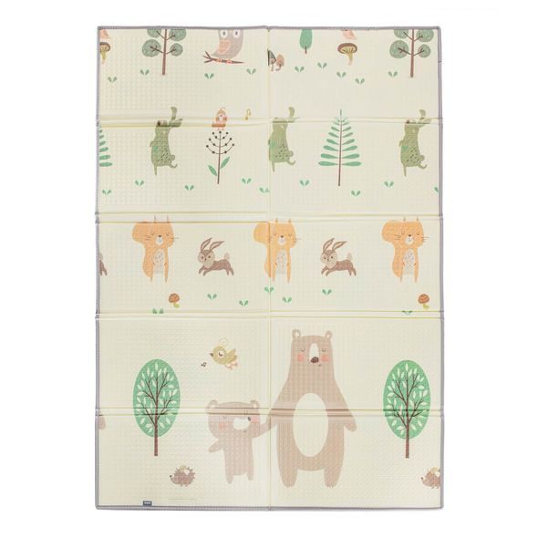 ZOPA MULTIFUNKČNÍ PĚNOVÁ SKLÁDACÍ PODLOŽKA OBOUSTRANNÁ 180X120 - HRACÍ PODLOŽKY NA ZEM - SPINKÁNÍ