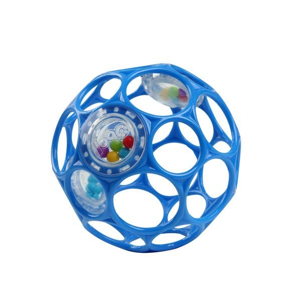OBALL HRAČKA OBALL RATTLE 10 CM BLUE 0M+AQUAINT 100% EKOLOGICKÁ ČISTICÍ VODA 50 ML - CHRASTÍTKA - PRO DĚTI