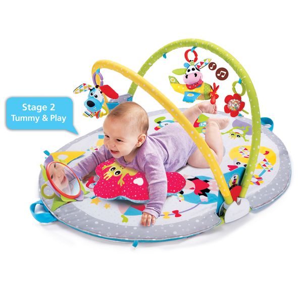 YOOKIDOO POLOHOVACÍ HRACÍ DEKA - LEHÁTKA A HOUPADLA - SPINKÁNÍ