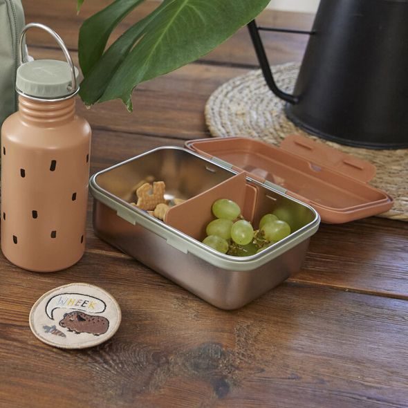 LÄSSIG LUNCHBOX STAINLESS STEEL HAPPY PRINTS CARAMEL - KRABIČKY NA SVAČINU - KRMENÍ