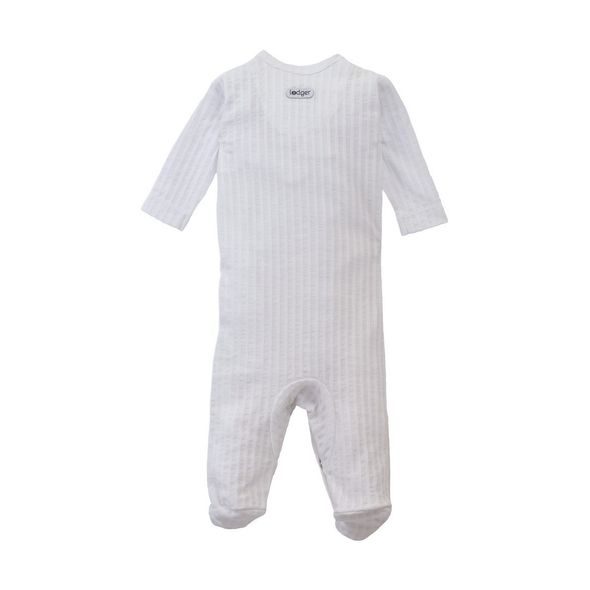 LODGER JUMPER NEWBORN SEERSUCKER CLOUD DANCER - OVERALY - PRO DĚTI