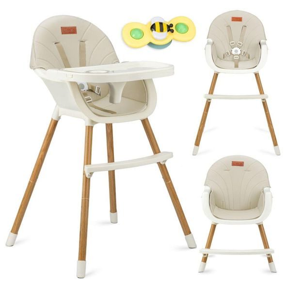 MOMI JÍDELNÍ ŽIDLIČKA MOMI REKI BÉŽOVÁ - JÍDELNÍ ŽIDLIČKY PLASTOVÉ - KRMENÍ