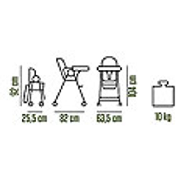 CHICCO JÍDELNÍ ŽIDLE POLLY 2011 - JÍDELNÍ ŽIDLIČKY PLASTOVÉ - KRMENÍ