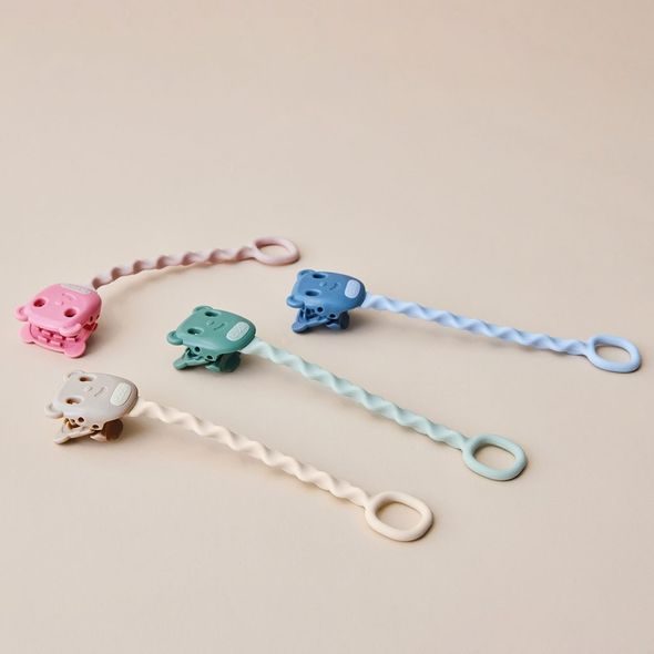 B.BOX SILIKONOVÝ KLIP NA DUDLÍK, 2 KS - BLUSH/VANILLA - ŠIDÍTKA A DOPLŇKY - KRMENÍ