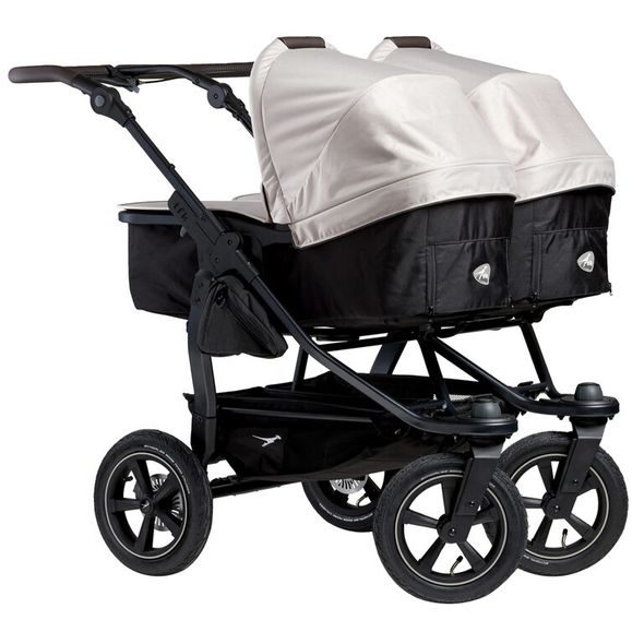 TFK TFK SET DUO2 FRAME 2025 - AIR WHEEL CARRYCOT + SEAT SAND - KOČÁRKY PRO DVOJČATA - KOČÁRKY A PŘÍSLUŠENSTVÍ