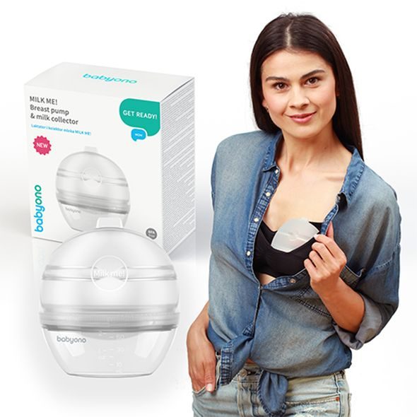 BABYONO ODSÁVAČKA A SBĚRAČ MATEŘSKÉHO MLÉKA MILK ME 2V1 + CHICCO VLOŽKY DO PODPRSENKY 30KS - ODSÁVAČKY MATEŘSKÉHO MLÉKA - KRMENÍ
