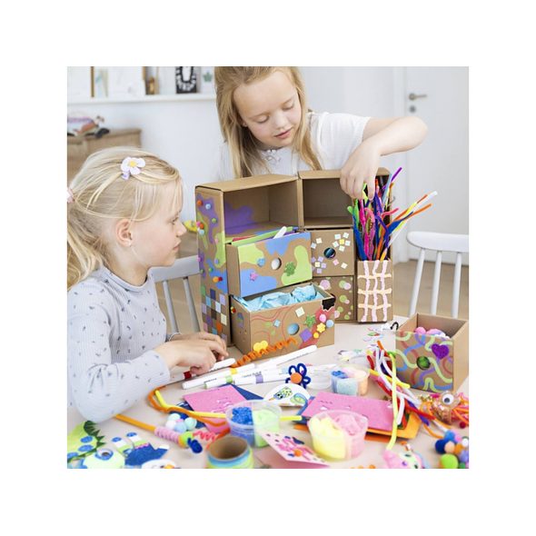 CREATIV COMPANY KREATIVNÍ SADA MAXI BOX SE ZÁSUVKAMI MODELOVÁNÍ - PLASTELÍNY - PRO DĚTI