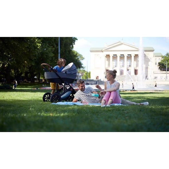 KINDERKRAFT KOČÁREK KOMBINOVANÝ PRIME 3V1 BEIGE + KOŠ NA PLENY ANGELCARE - TROJKOMBINACE - KOČÁRKY A PŘÍSLUŠENSTVÍ