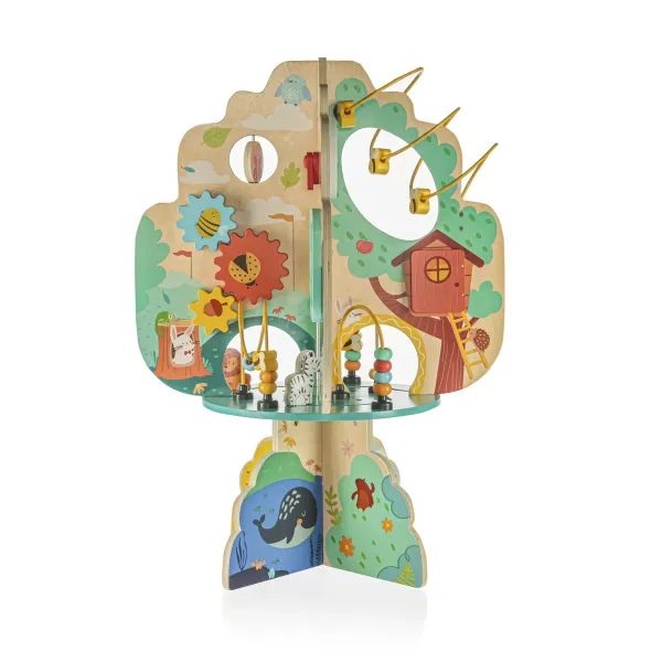 ZOPA DŘEVĚNÝ MONTESSORI STROM - MOTORICKÉ A HRY - PRO DĚTI