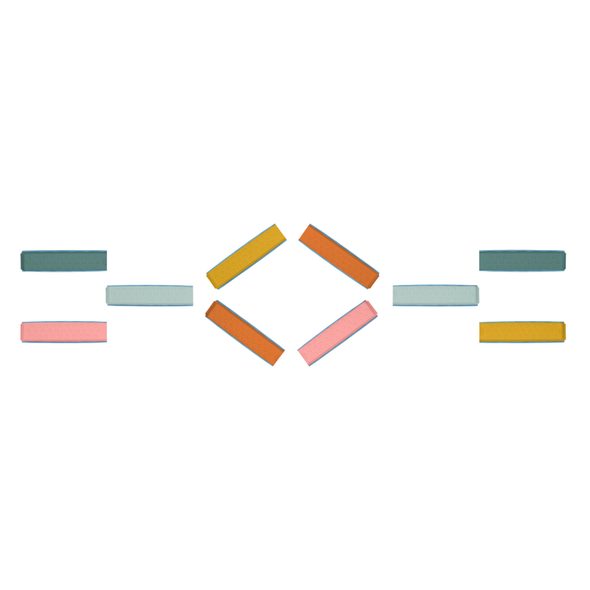 B-TOYS PŘEKÁŽKOVÁ DRÁHA BALANCE & HOP 10 KS - AKTIVNÍ HRAČKY - PRO DĚTI