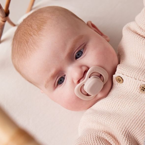 B.BOX DUDLÍKY SILIKONOVÉ 0-6M, 2KS - BLUSH/LATTE - ŠIDÍTKA A DOPLŇKY - KRMENÍ